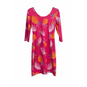 Persifor Pink Pineapple Stretch Dress – Size Medium